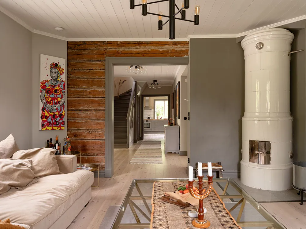 Просторные обновлённые интерьеры традиционной шведской дачи - Gallery image 4