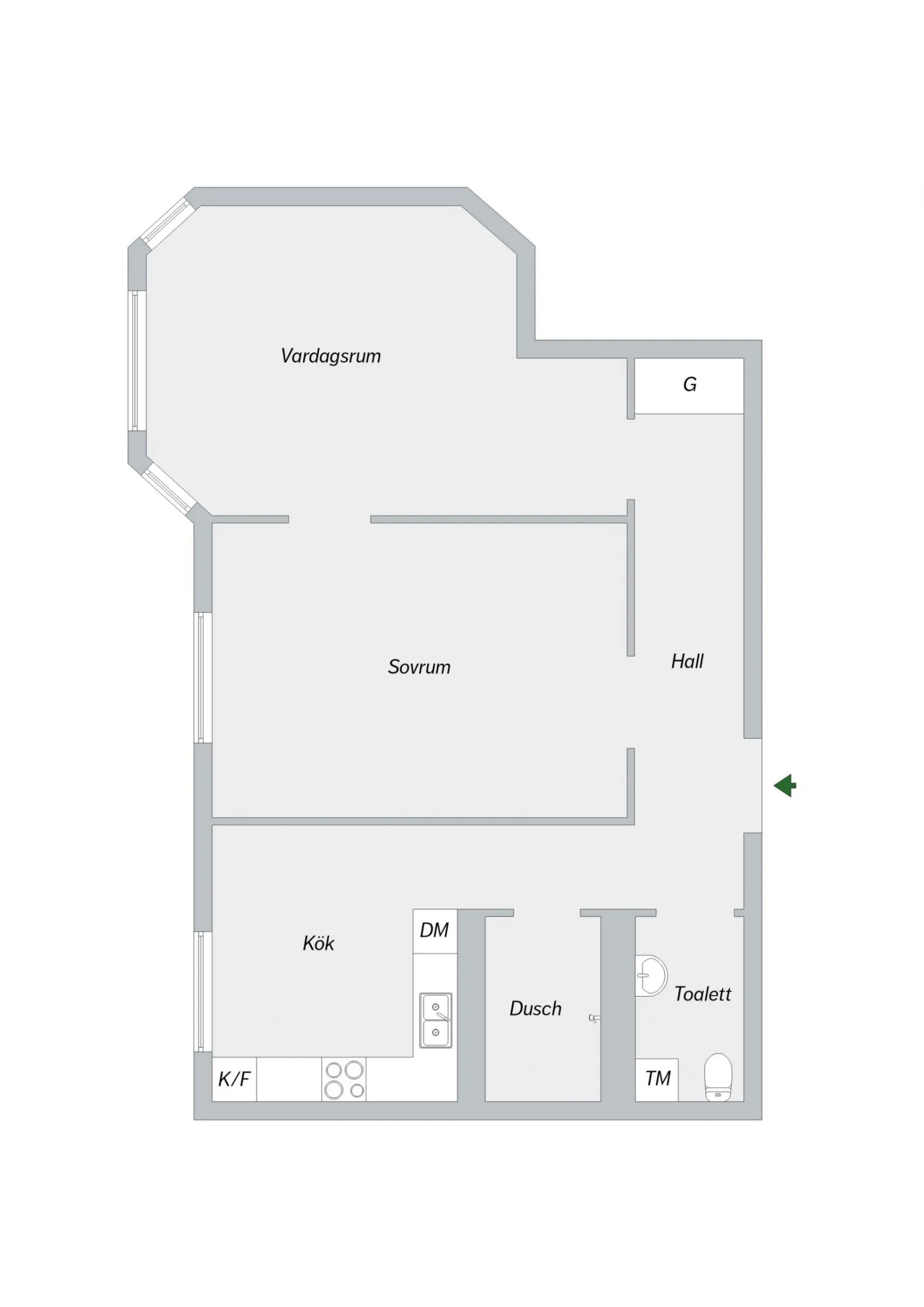 Atmosphärische Interieurs mit buntem Dekor: Ungewöhnliche Wohnung in Stockholm (60 qm) - Gallery image 19