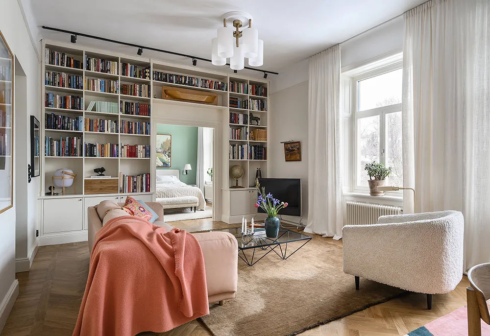 Лёгкие пастельные оттенки в дизайне приятной квартиры в Стокгольме - Gallery image 4