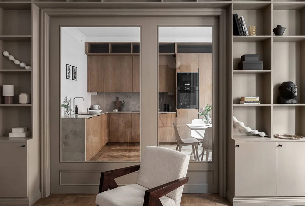 Современный интерьер в стильных бежевых тонах, пропитанный классической элегантностью - Gallery image 6