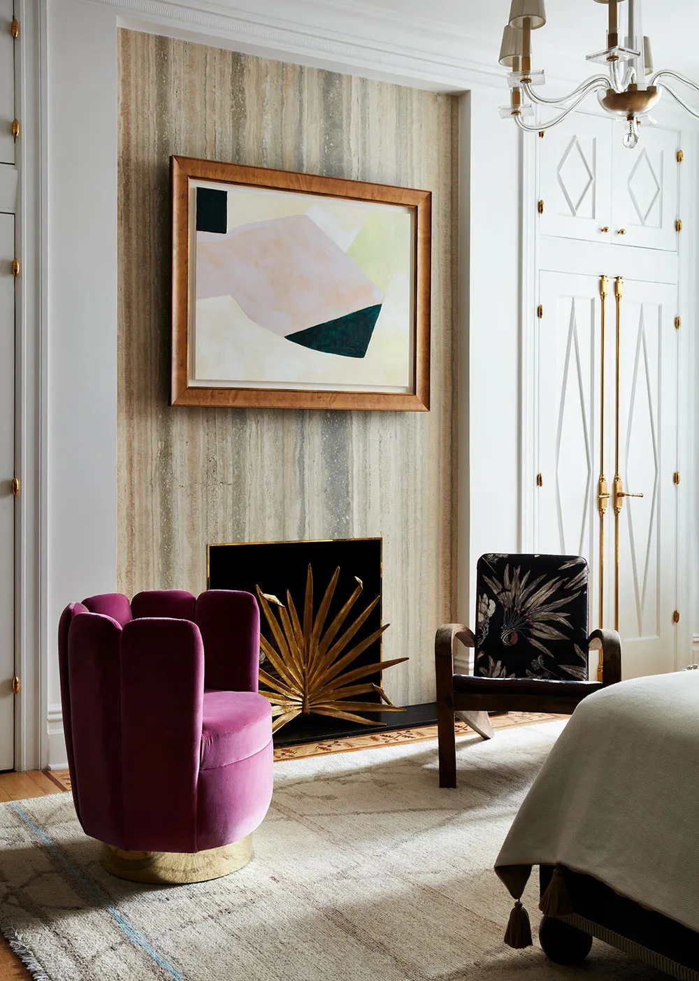 Смесь парижского и американского стилей в дизайне апартаментов в Нью-Йорке - Gallery image 14