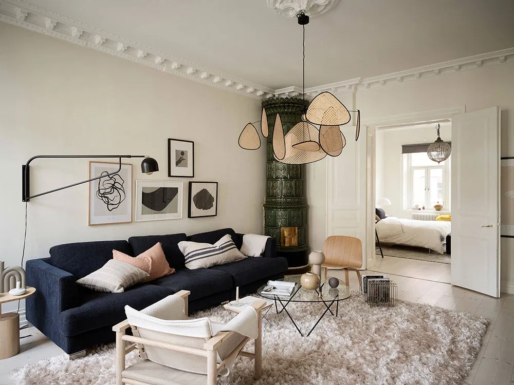 Appartement scandinave lumineux avec mur en brique sur la cuisine et un grenier privé (80 m²) - Gallery image 1