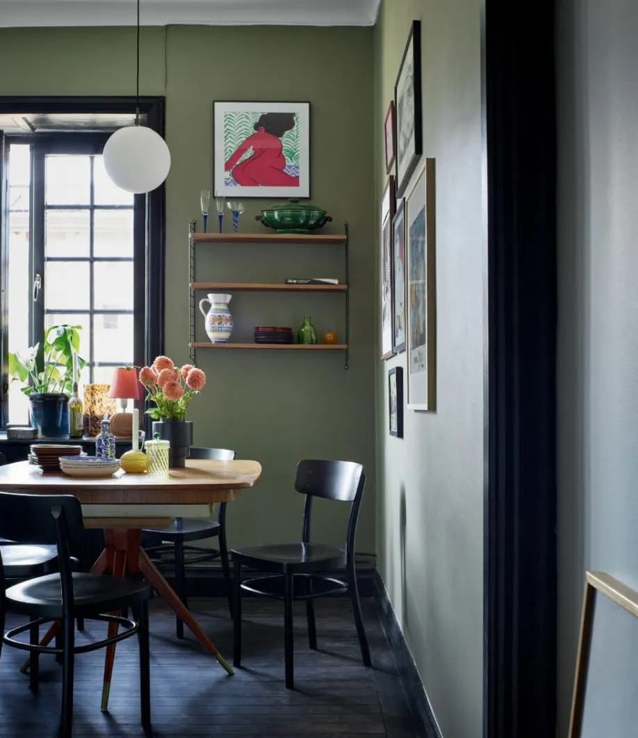 Atmosphärische Interieurs mit buntem Dekor: Ungewöhnliche Wohnung in Stockholm (60 qm) - Gallery image 11