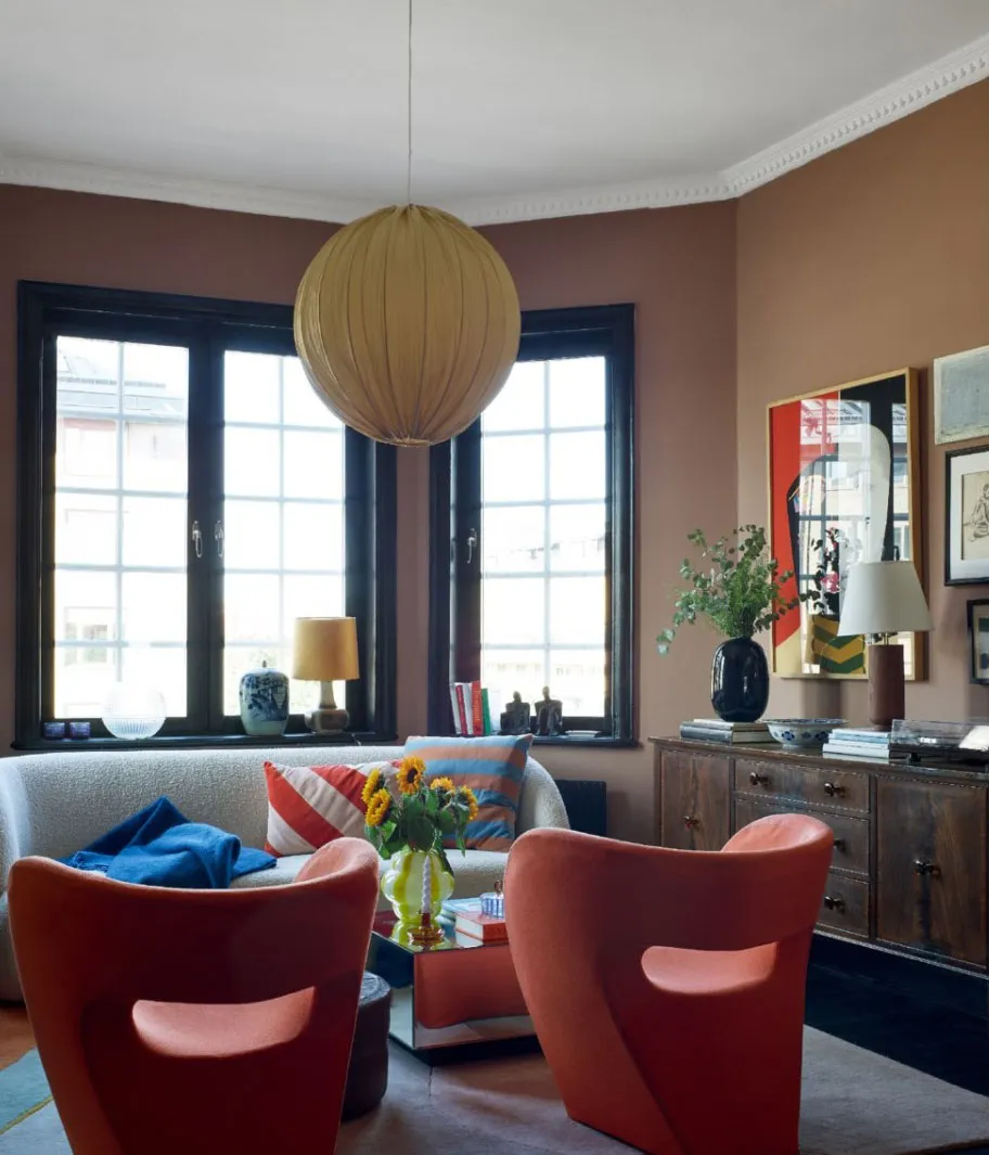 Atmosphärische Interieurs mit buntem Dekor: Ungewöhnliche Wohnung in Stockholm (60 qm) - Gallery image 3