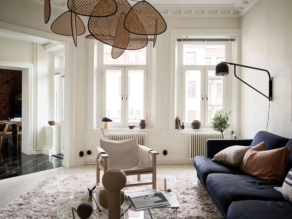 Appartement scandinave lumineux avec mur en brique sur la cuisine et un grenier privé (80 m²) - Gallery image 9