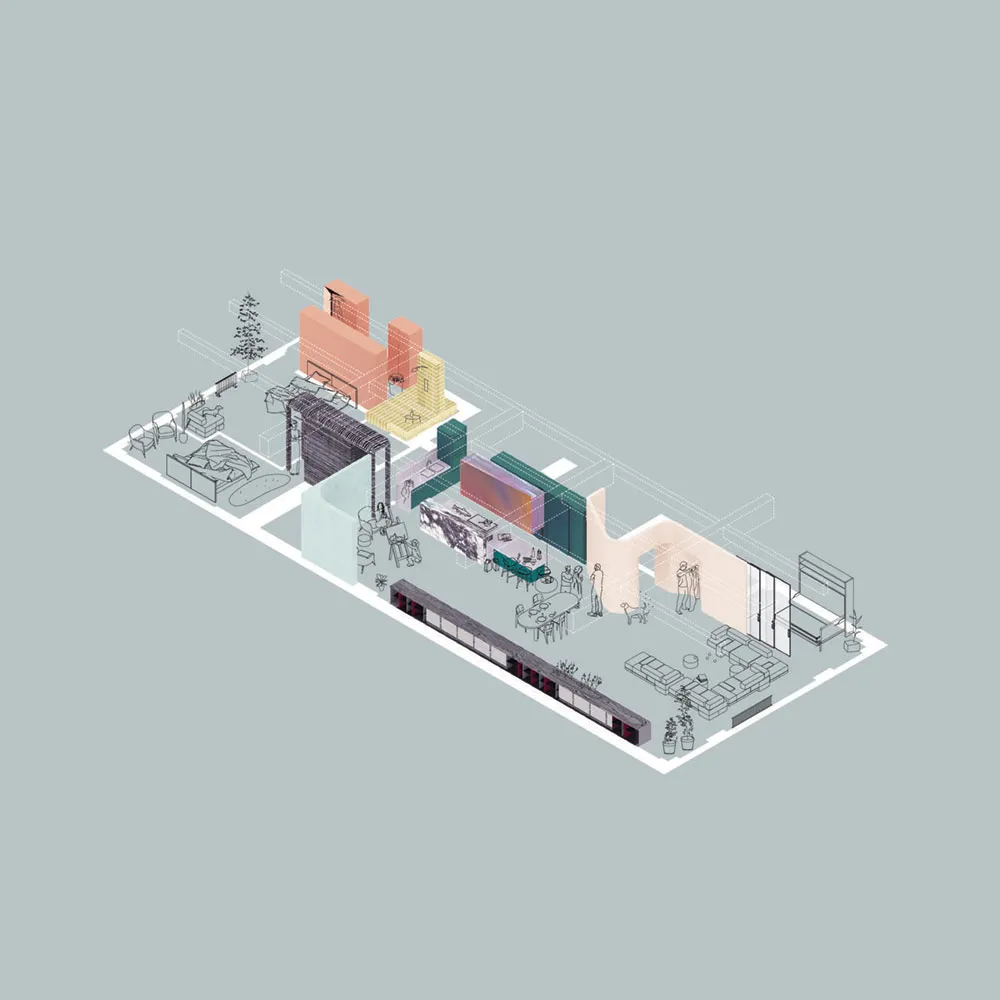 Stylischer Loft in New York mit lebhafter Textilien - Gallery image 22