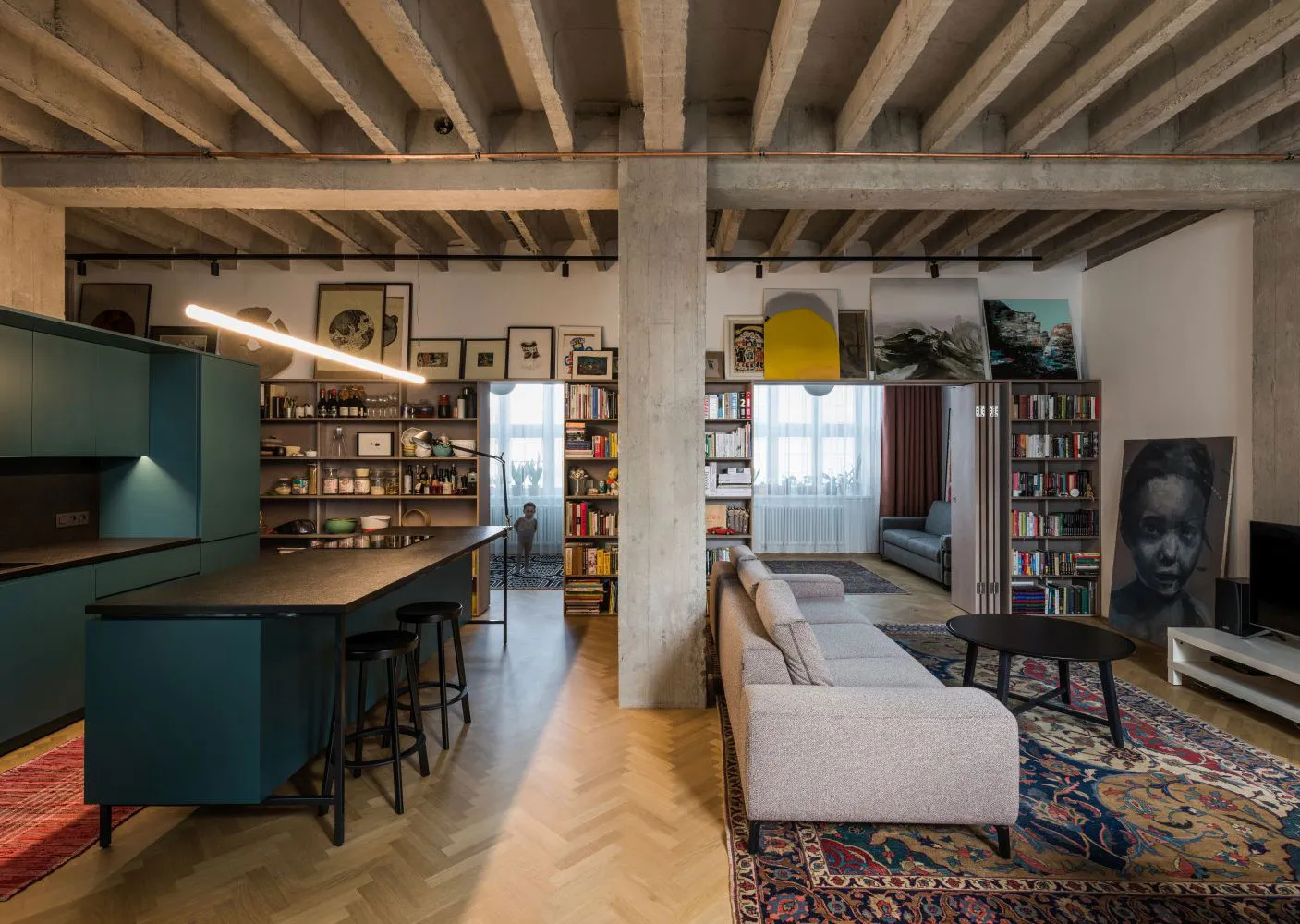 Stylischer Loft für familiären Wohnraum in Bratislava - Gallery image 2
