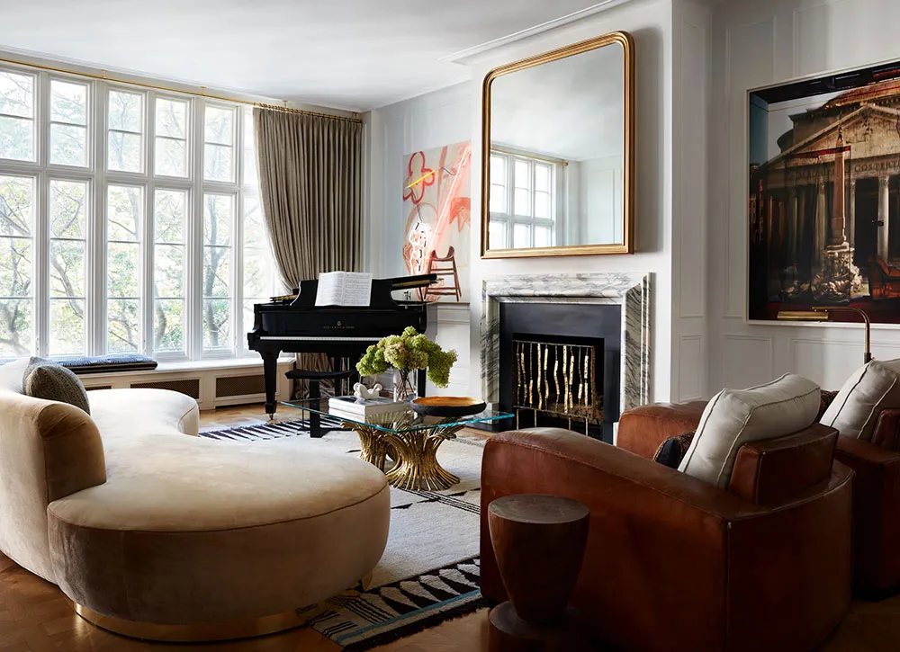 Смесь парижского и американского стилей в дизайне апартаментов в Нью-Йорке - Gallery image 2