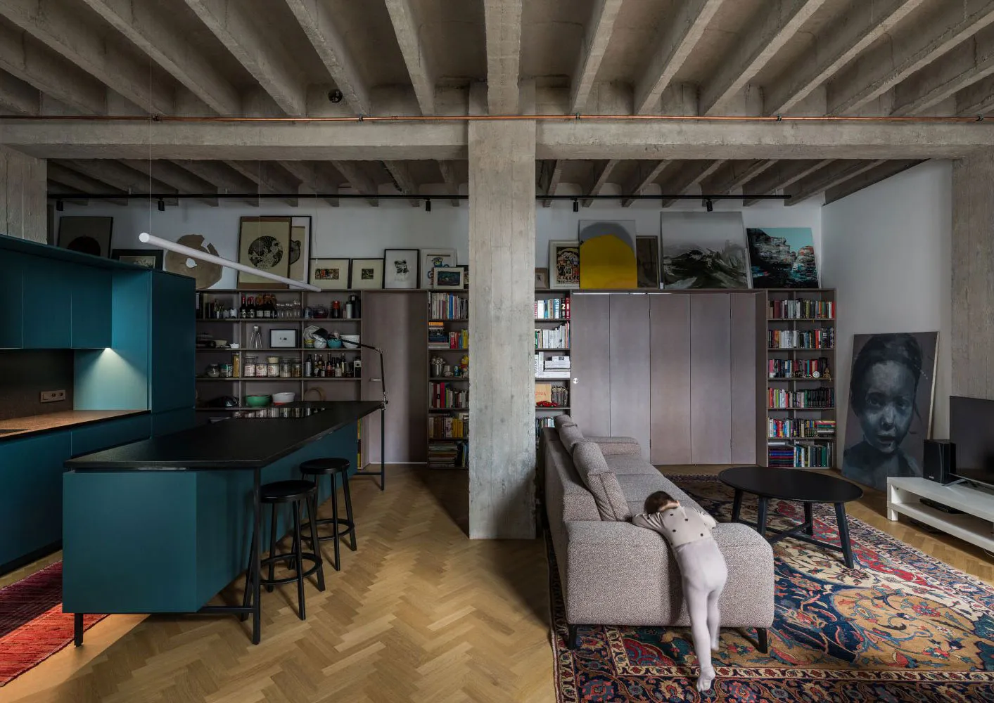 Stylischer Loft für familiären Wohnraum in Bratislava - Gallery image 7