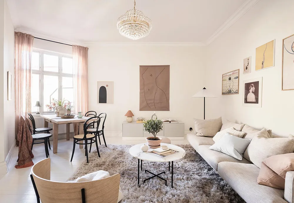 Ciepły skandynawski wnętrze w piaskowych tonach (74 mk) - Gallery image 8