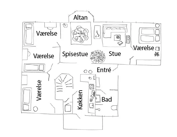 Interior festivo luminoso de un apartamento en Dinamarca - Gallery image 24