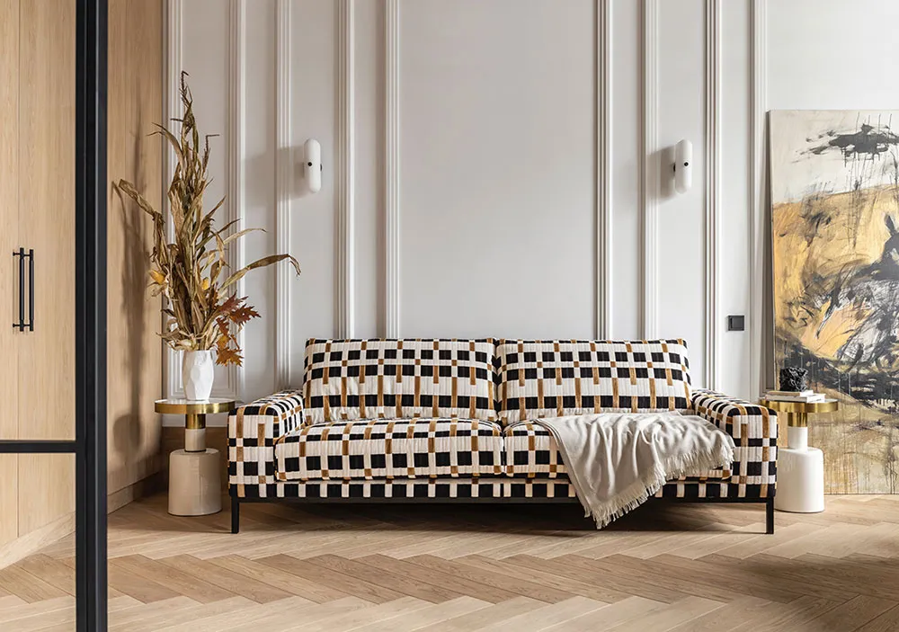 Plafond noir avec décorations et meubles audacieux : transformation spectaculaire au centre de Kiev - Gallery image 14