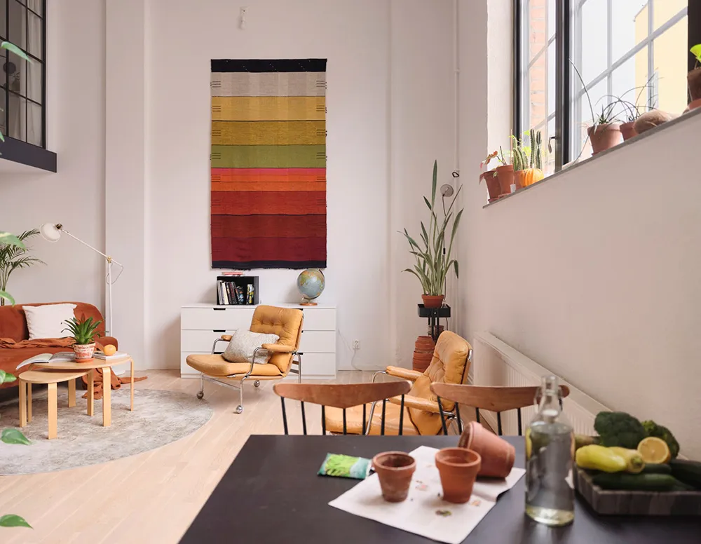 Heller Dekor und Loft-Stockwerk: Loft in ehemaligem Fabrikgebäude in Stockholm - Gallery image 9