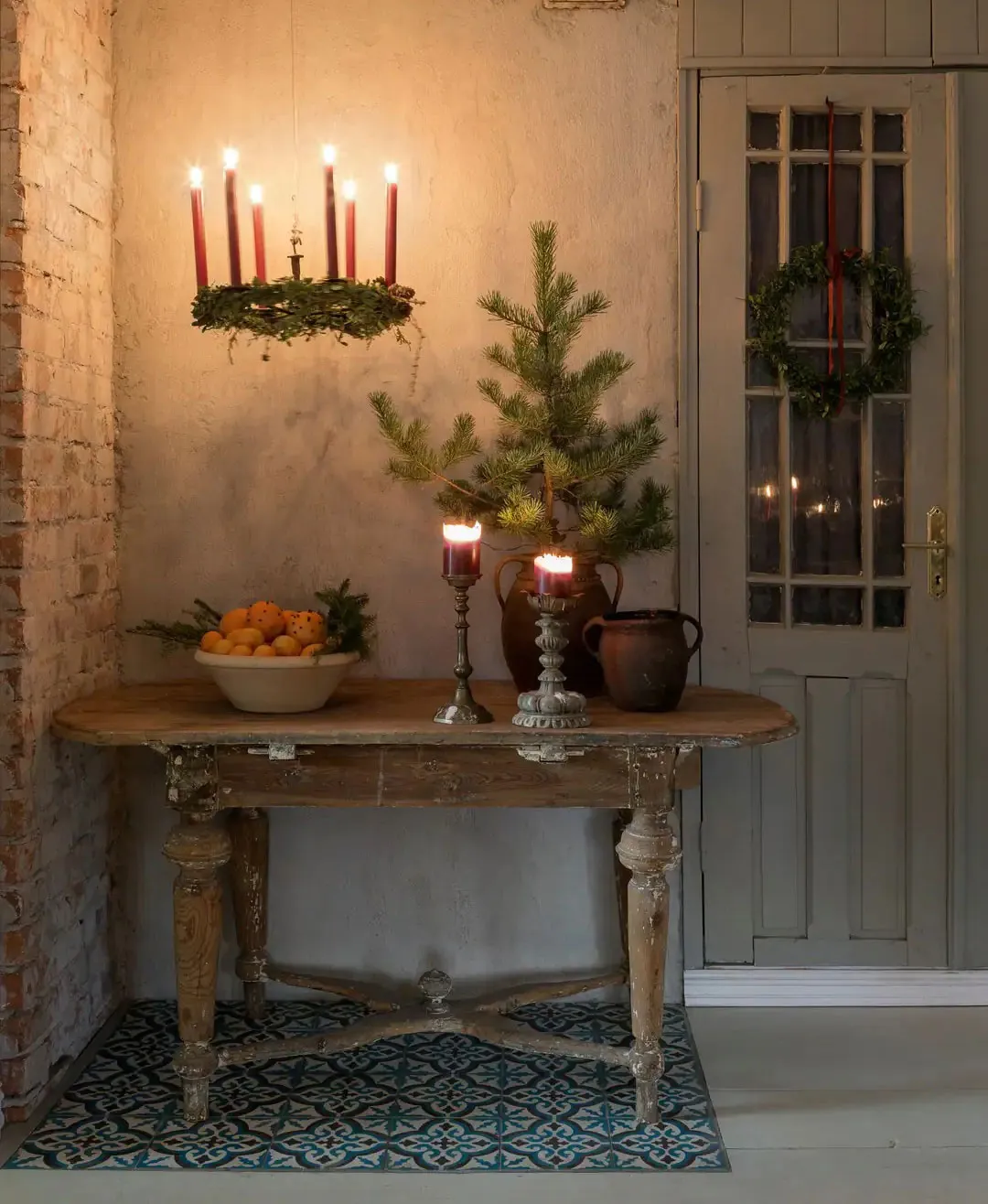 Decoración navideña rústica para casa de los años 40 en Suecia - Gallery image 11