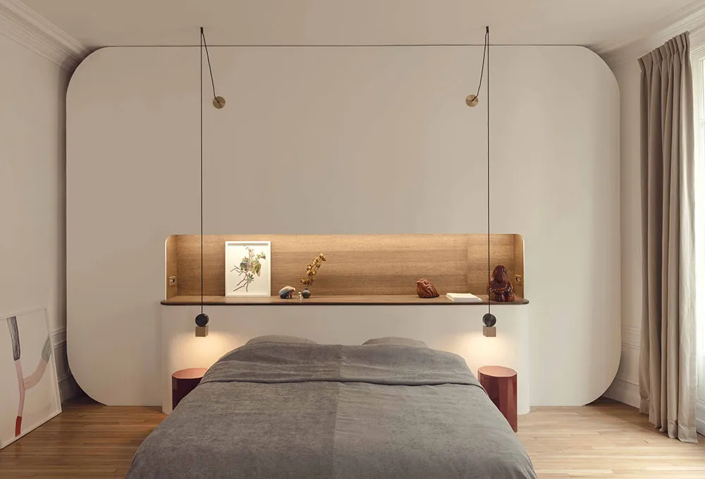 Лёгкий современный дизайн для просторной квартиры в Османском доме в Париже - Gallery image 12