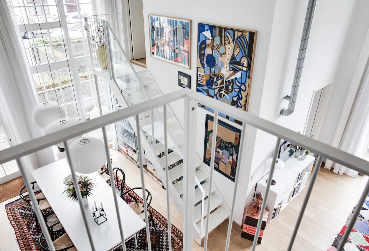 Plafonds très hauts et deux mansardes : appartement dans un bâtiment d'usine à Copenhague - Gallery image 12