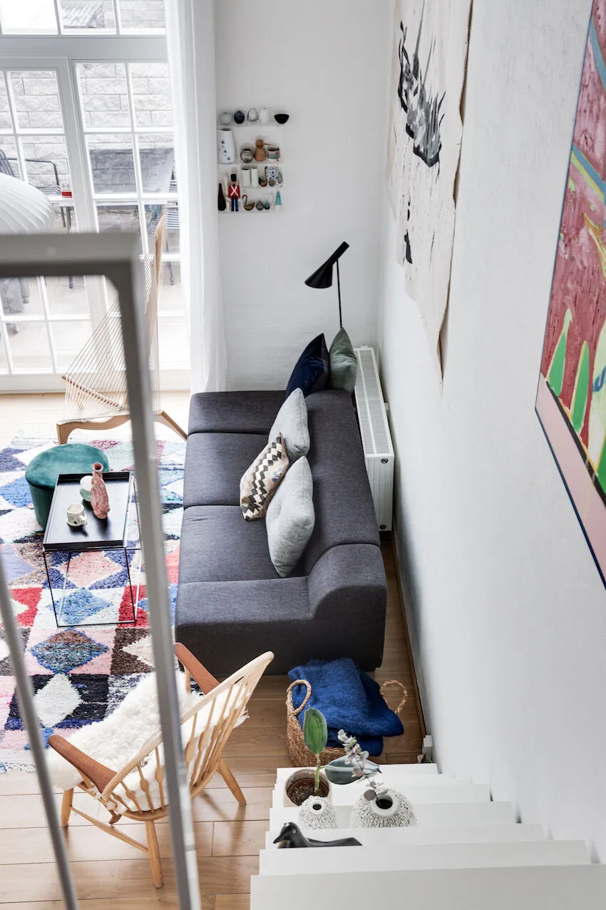 Plafonds très hauts et deux mansardes : appartement dans un bâtiment d'usine à Copenhague - Gallery image 29