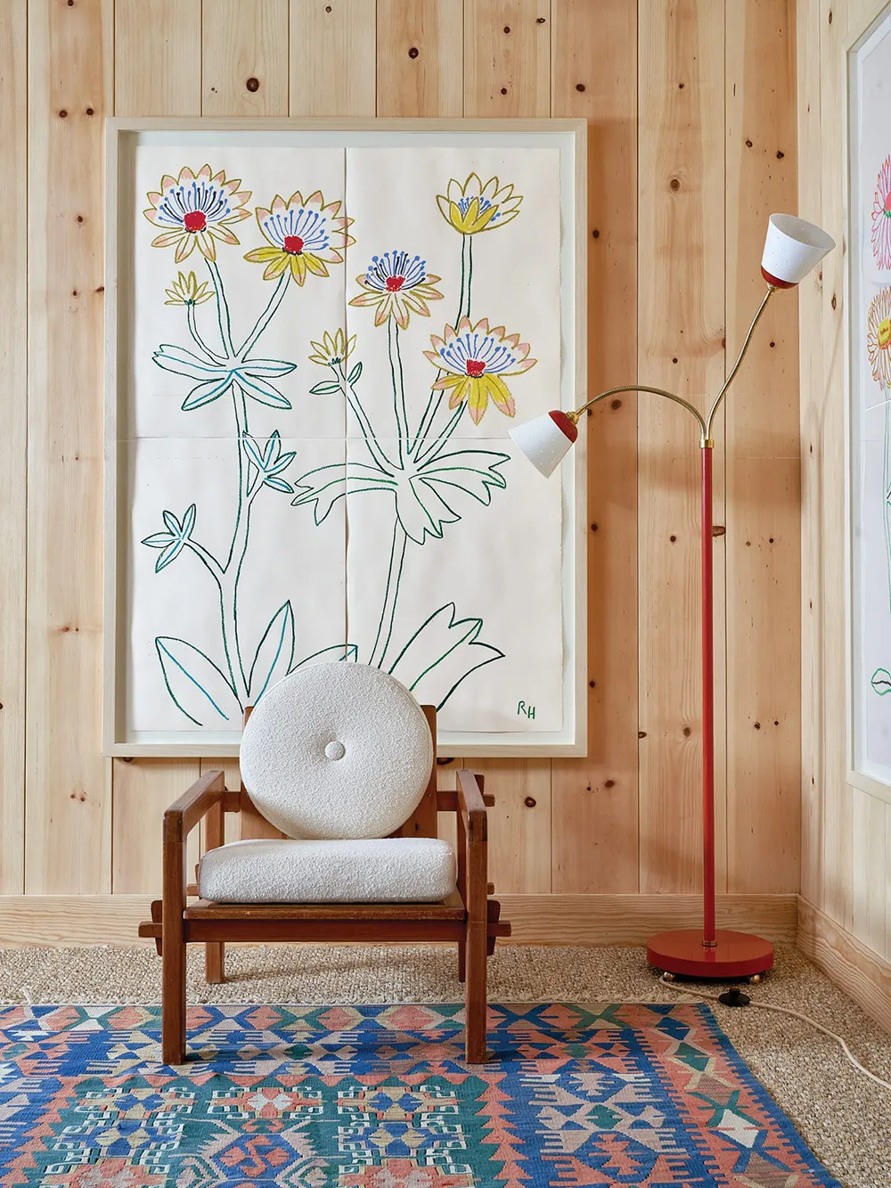 Mountain Cottage Designer in California Mountains with Colorful Interiors - Gallery image 14