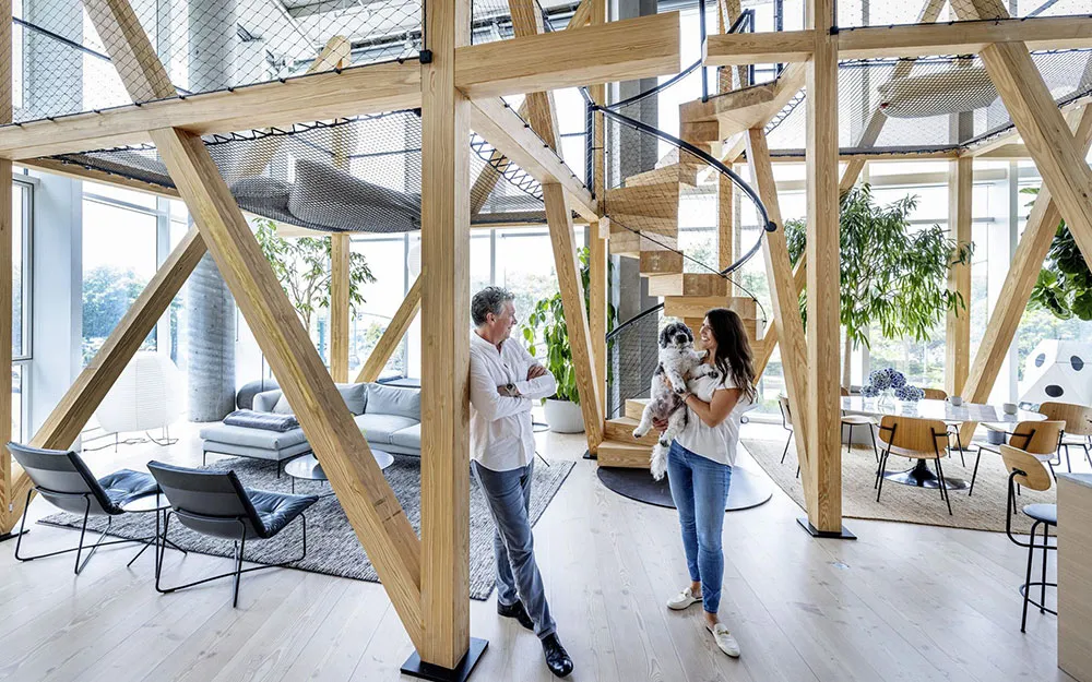 Impresionante loft en Nueva York con estructura de madera en el interior - Gallery image 27