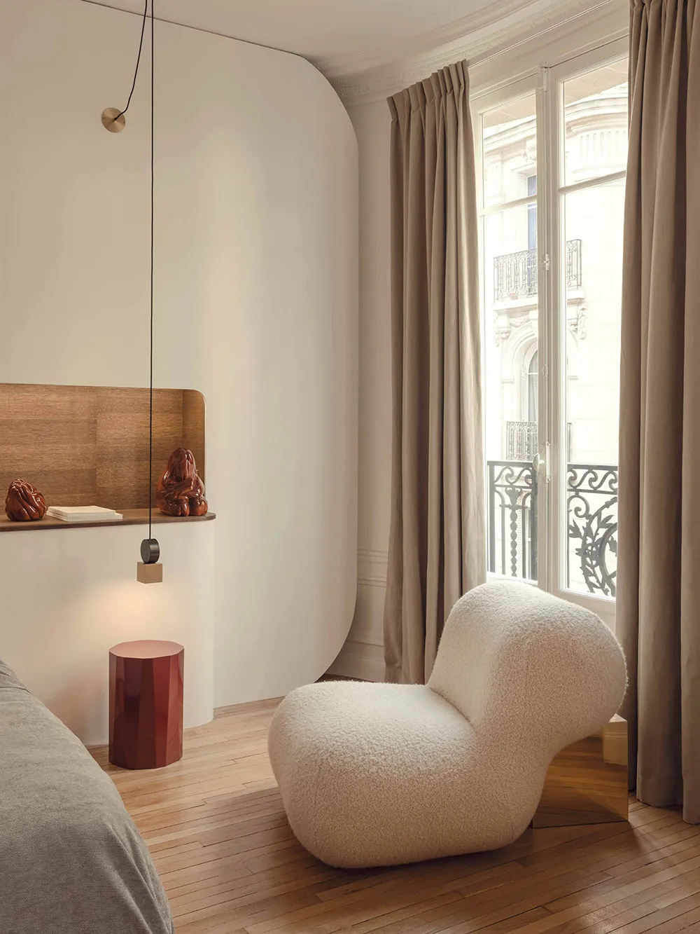 Лёгкий современный дизайн для просторной квартиры в Османском доме в Париже - Gallery image 11
