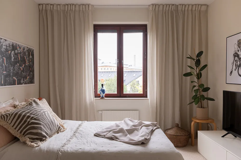 Beaux accents pastel dans le design d'une appartement en style scandinave (87 m²) - Gallery image 26