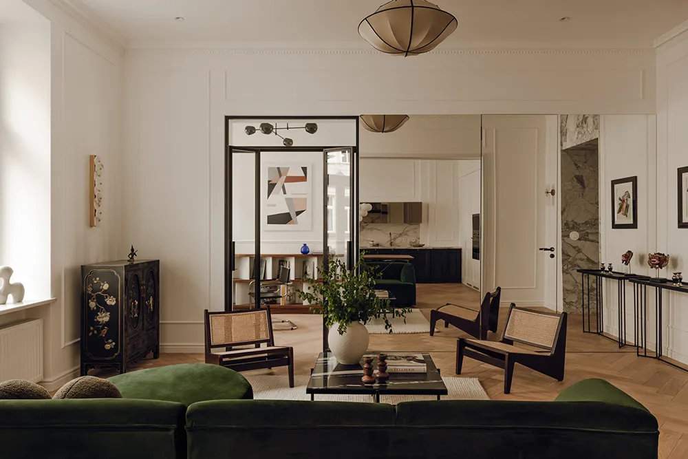 Elegant and Stylish Modern Interior with High Ceilings in Krakow - Gallery image 3