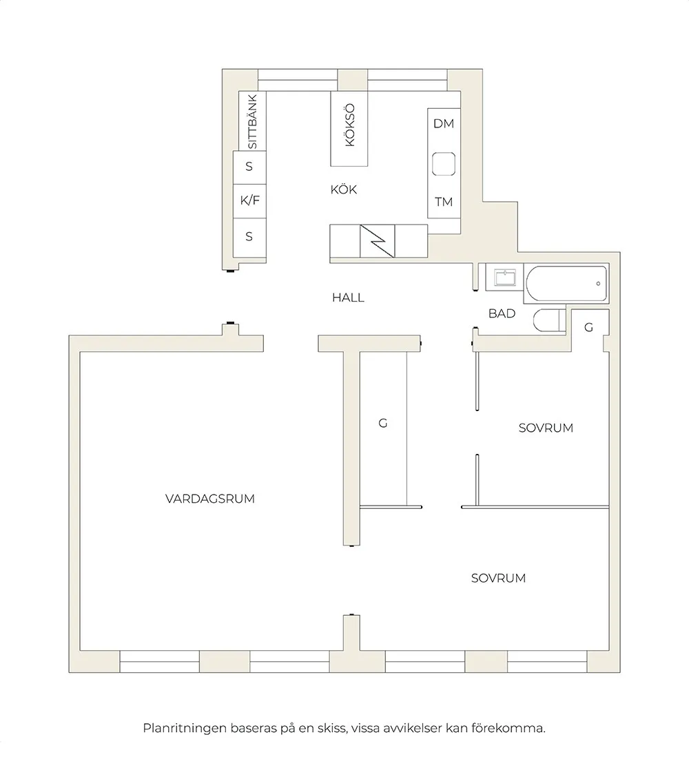 Geräumige Wohnung in Stockholm mit gemütlichem modernem Interieur (70 qm) - Gallery image 20