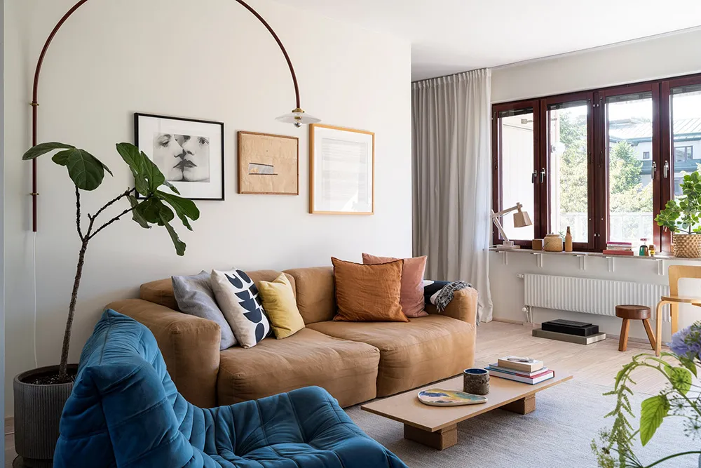 Beaux accents pastel dans le design d'une appartement en style scandinave (87 m²) - Gallery image 12