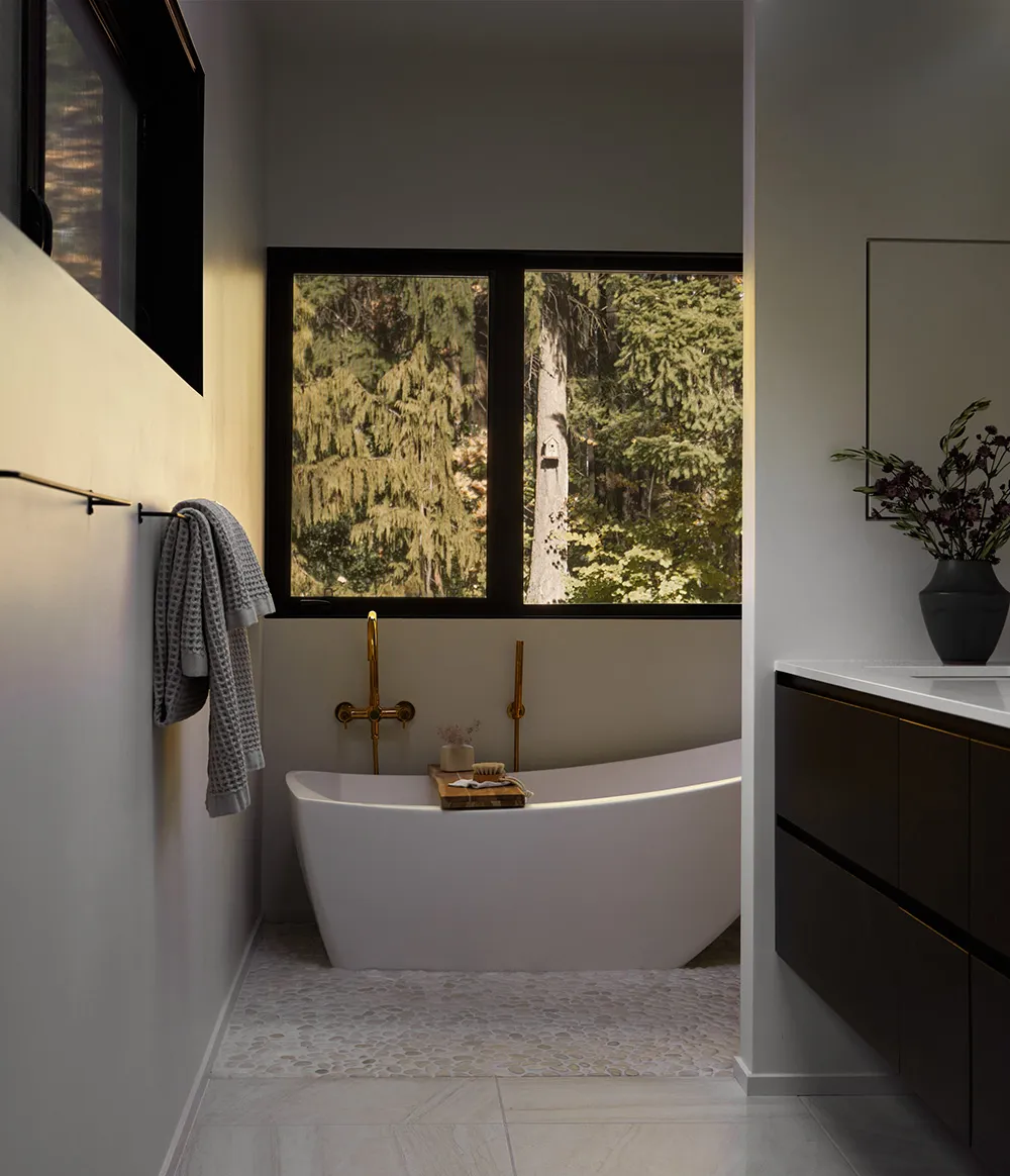 Diseño elegante en armonía con la naturaleza circundante: casa en Portland - Gallery image 17