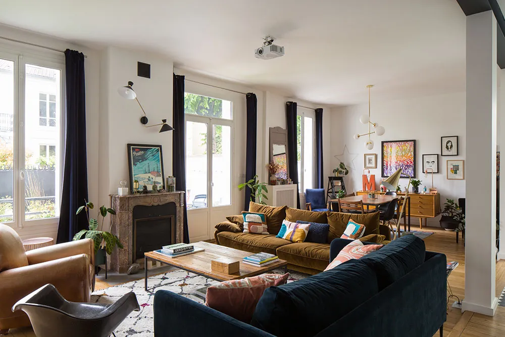 Accents colorés dans le design d'un appartement à Paris - Gallery image 3