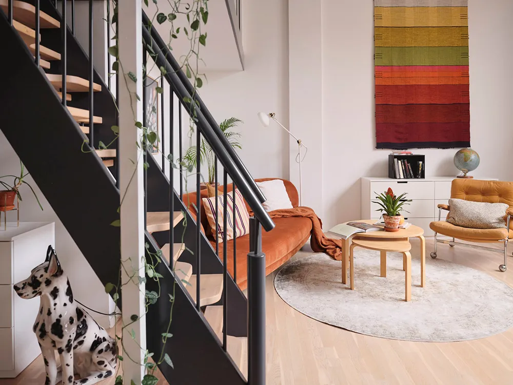 Heller Dekor und Loft-Stockwerk: Loft in ehemaligem Fabrikgebäude in Stockholm - Gallery image 10