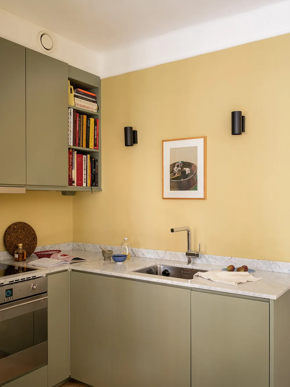 Interiores de arena con acentos llamativos: apartamento en Estocolmo (64 m²) - Gallery image 14