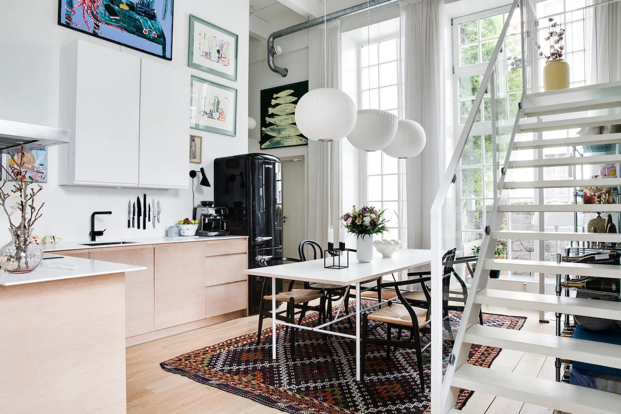 Plafonds très hauts et deux mansardes : appartement dans un bâtiment d'usine à Copenhague - Gallery image 11