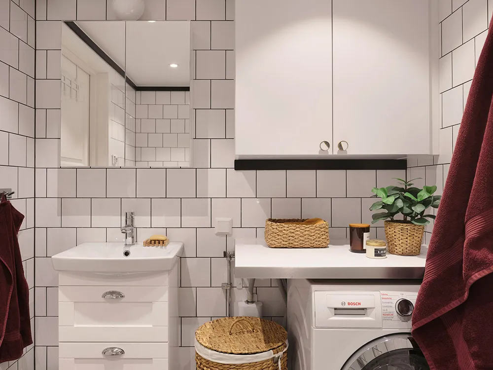 Heller Dekor und Loft-Stockwerk: Loft in ehemaligem Fabrikgebäude in Stockholm - Gallery image 21