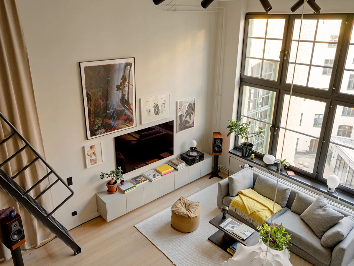 Prächtiger kleiner Loft in Schweden mit beeindruckender Deckenhohe - Gallery image 16