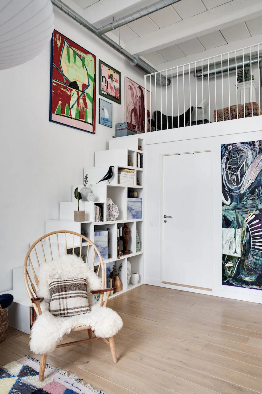 Plafonds très hauts et deux mansardes : appartement dans un bâtiment d'usine à Copenhague - Gallery image 17