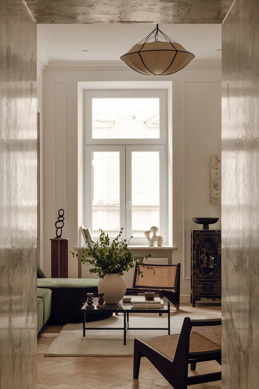 Elegant and Stylish Modern Interior with High Ceilings in Krakow - Gallery image 1