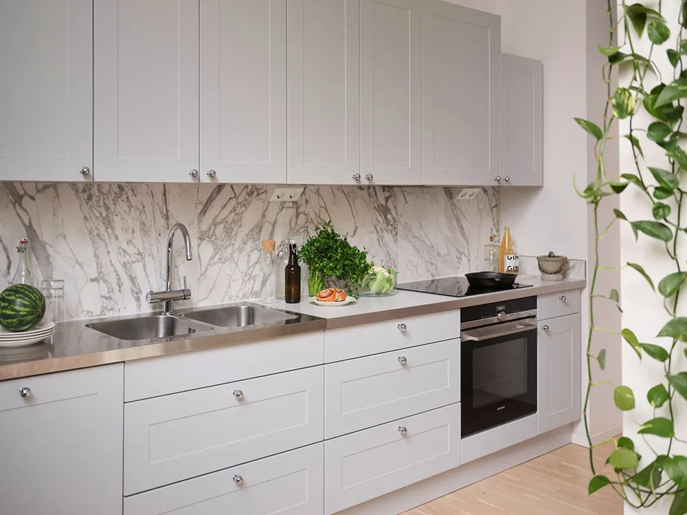 Heller Dekor und Loft-Stockwerk: Loft in ehemaligem Fabrikgebäude in Stockholm - Gallery image 4