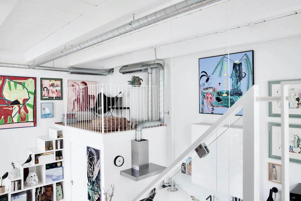 Plafonds très hauts et deux mansardes : appartement dans un bâtiment d'usine à Copenhague - Gallery image 28