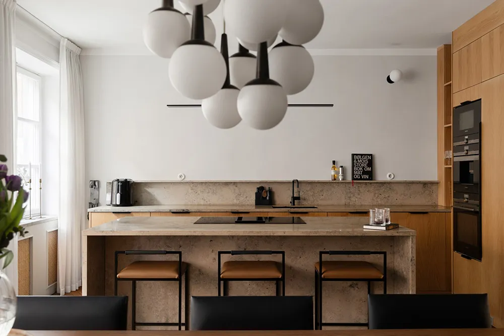 Diseño escandinavo moderno con tablas de madera (90 m²) - Gallery image 8