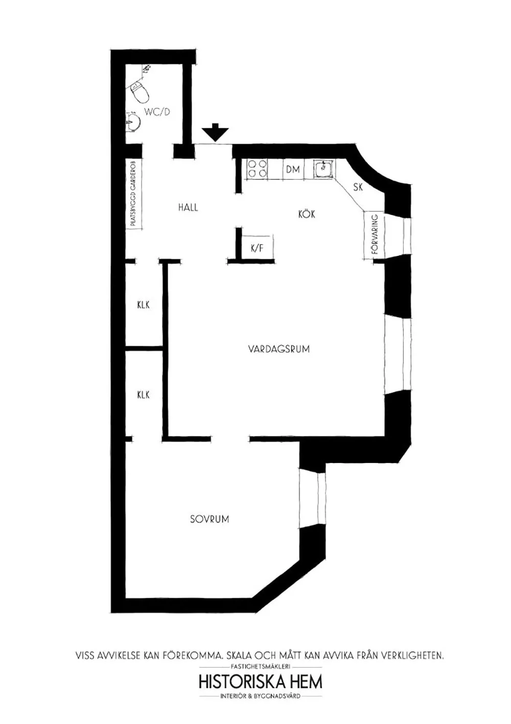 Jolie appartement scandinave avec canapé rose et cuisine blanche (49 m²) - Gallery image 26