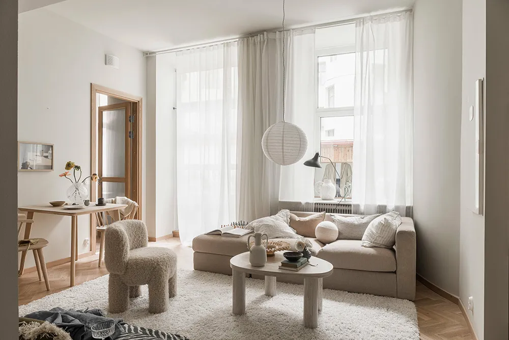 Stylischer und natürlicher Interieur: Wohnung in Göttingen (56 qm) - Gallery image 5