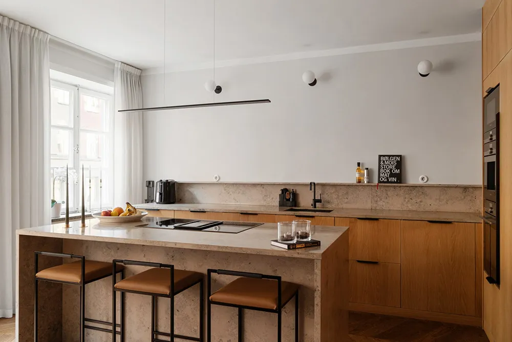 Diseño escandinavo moderno con tablas de madera (90 m²) - Gallery image 4