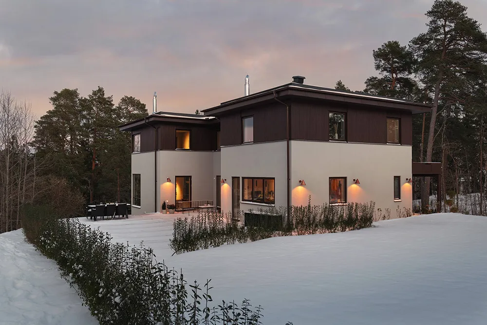 Современная вилла в Швеции с приятными интерьерами - Gallery image 28