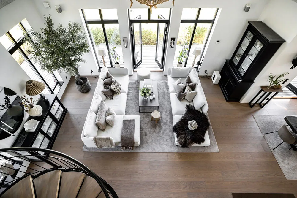 Spacious Interiors of a Modern Swedish Cottage - Gallery image 19