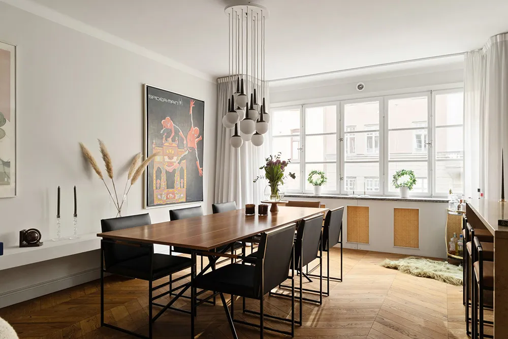 Diseño escandinavo moderno con tablas de madera (90 m²) - Gallery image 11