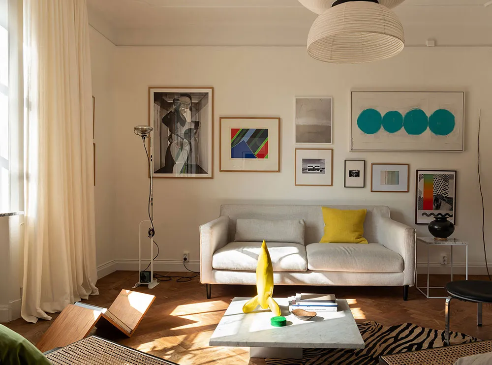 Helle Wohnung in milchigen Tönen in Stockholm (73 qm) - Gallery image 2