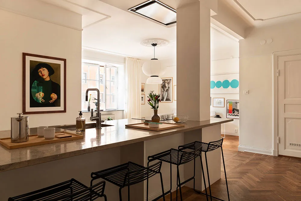 Helle Wohnung in milchigen Tönen in Stockholm (73 qm) - Gallery image 9