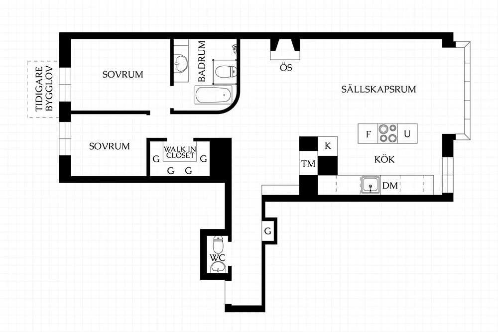 Diseño escandinavo moderno con tablas de madera (90 m²) - Gallery image 26