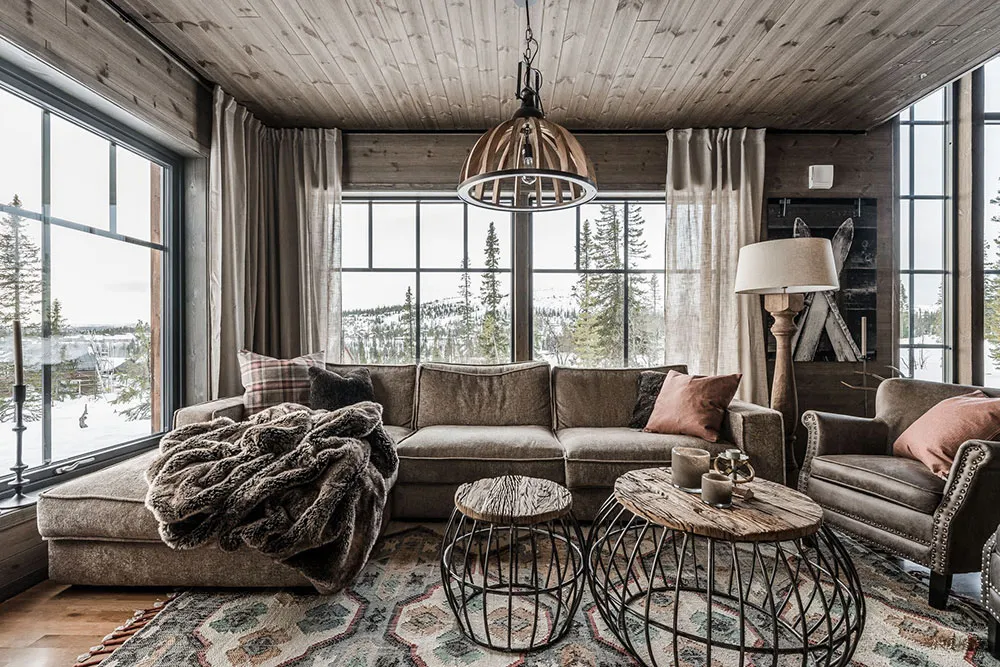 Bois, cuir, fourrure : un chalet alpin confortable dans les montagnes - Gallery image 15